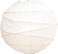 Pisipilt: Sessak riisipaberist lambikuppel 60 cm valge