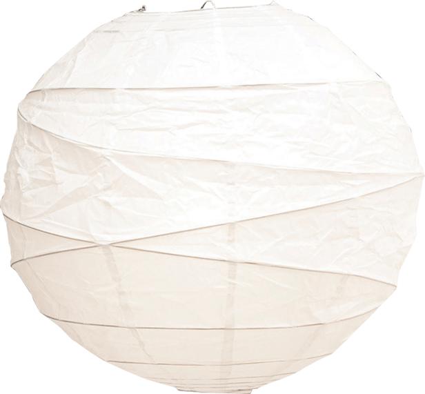 Sessak riisipaberist lambikuppel 60 cm valge