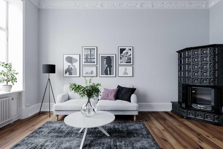 Rina põrandalamp must