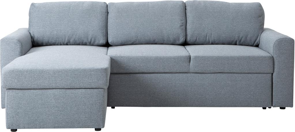 Ingrid 3-kohaline diivanvoodi, helehall (ei sis. pesukasti)