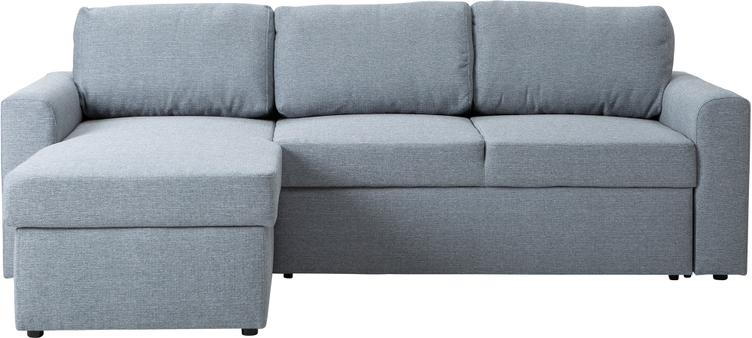 Ingrid 3-kohaline diivanvoodi, helehall (ei sis. pesukasti)