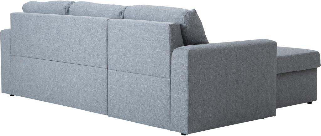 Ingrid 3-kohaline diivanvoodi, helehall (ei sis. pesukasti)