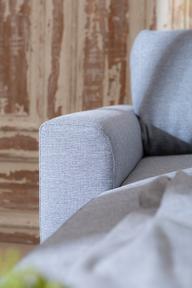 Pisipilt: Ingrid 3-kohaline diivanvoodi, helehall (ei sis. pesukasti)