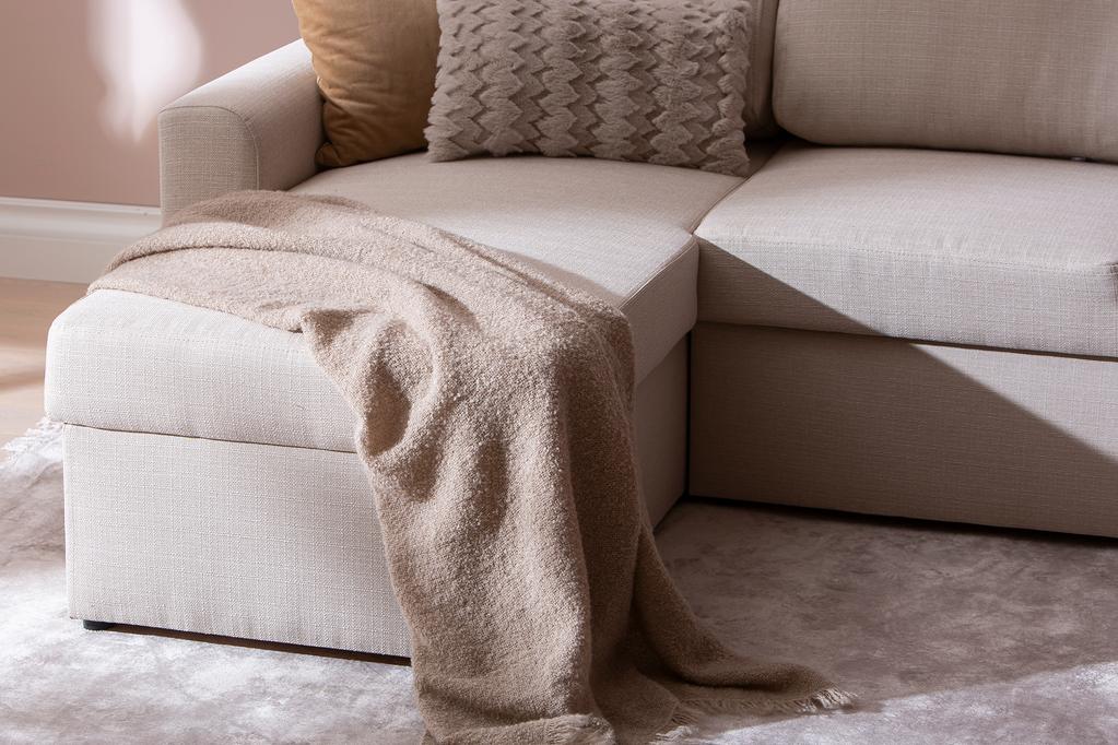 Ingrid 3-kohaline diivanvoodi, beež (ei sis. pesukasti)