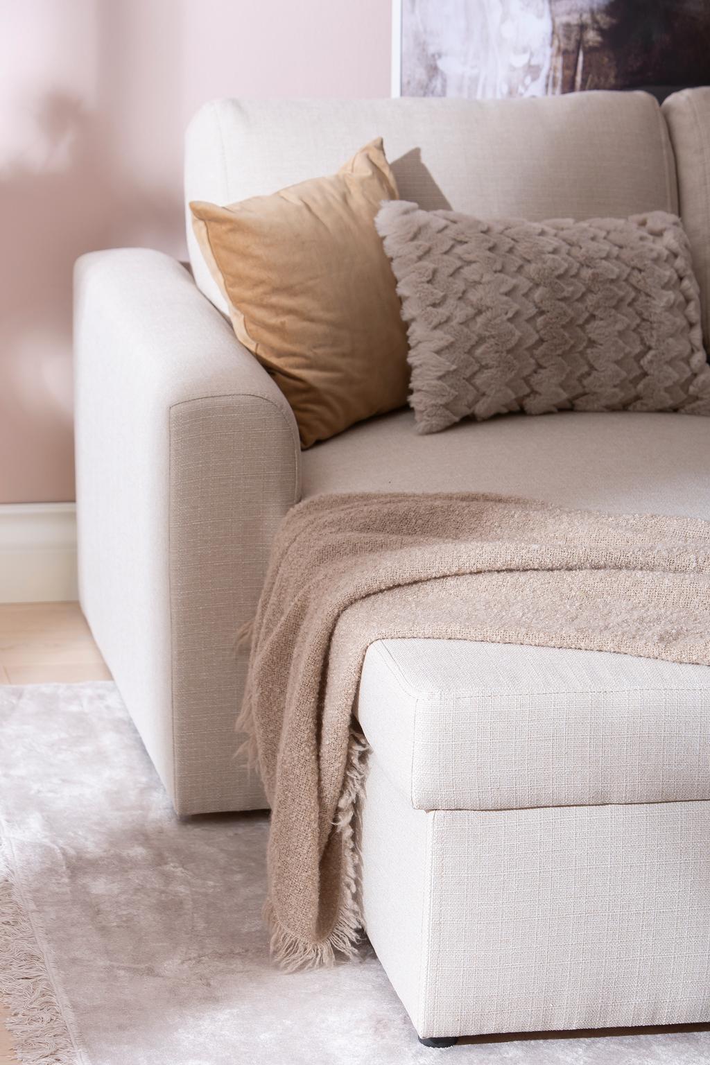 Ingrid 3-kohaline diivanvoodi, beež (ei sis. pesukasti)