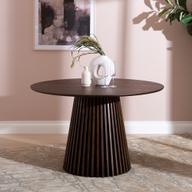 Pisipilt: Metz söögilaud, ümar, smoked tamm