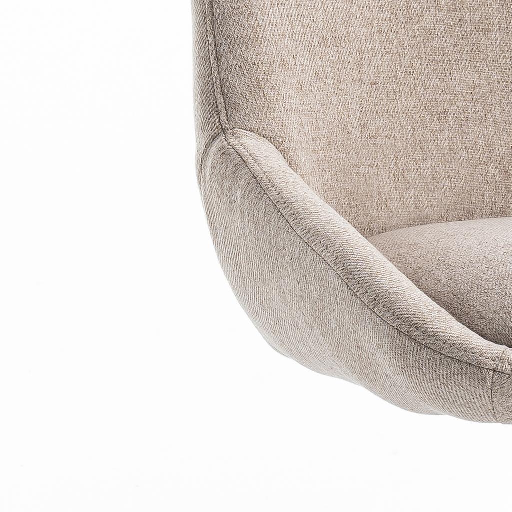 North Collection Everly söögitool, liiv (Spider-jalg pöörlev)