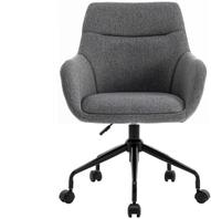 Pisipilt: North Collection Everly söögitool käetugedega, hall (Spider-jalg pöörlev)