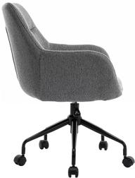 Pisipilt: North Collection Everly söögitool käetugedega, hall (Spider-jalg pöörlev)