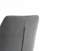 Pisipilt: North Collection Everly söögitool käetugedega, hall (Spider-jalg pöörlev)