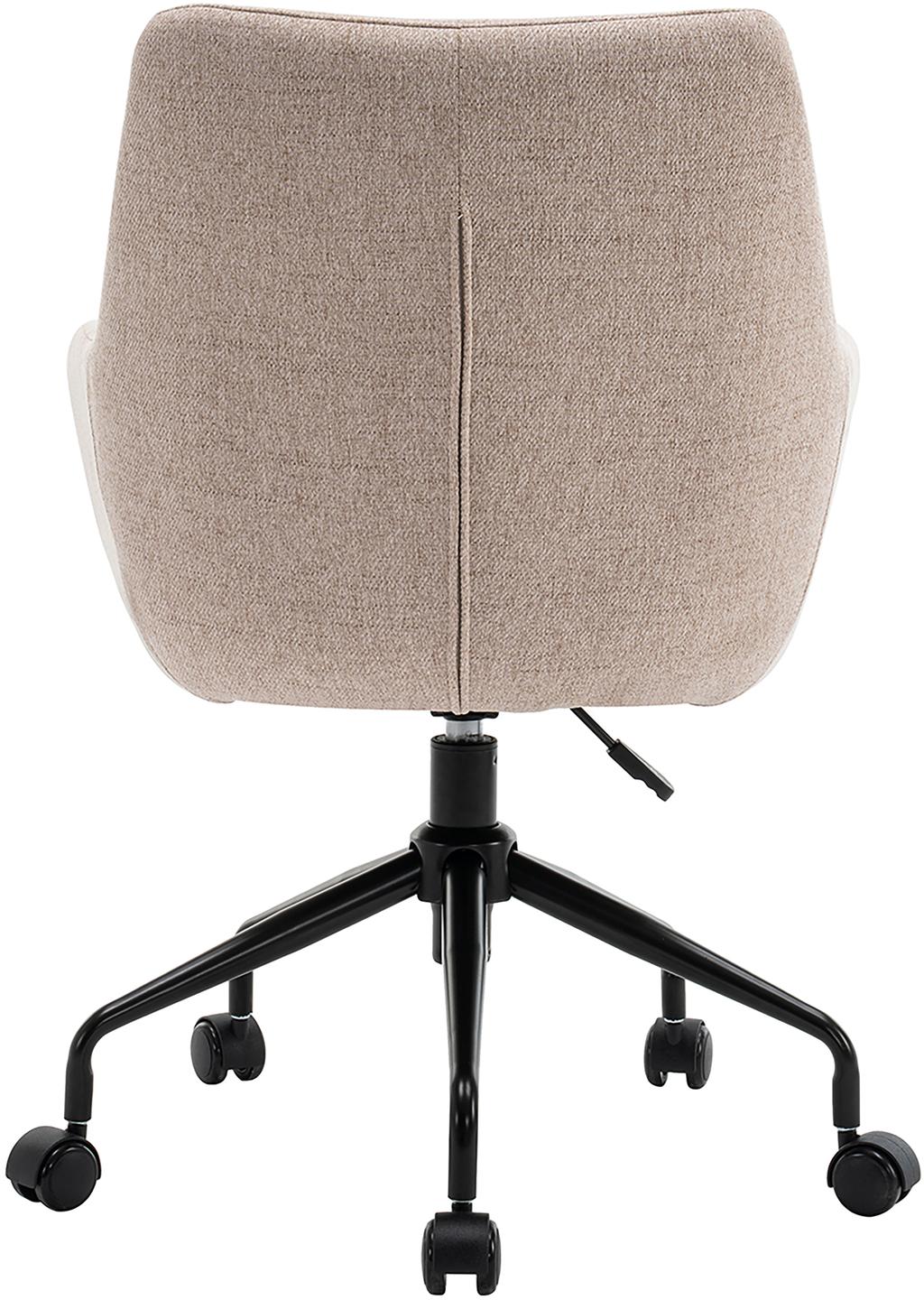 North Collection Everly söögitool käetugedega, liiv (Spider-jalg pöörlev)