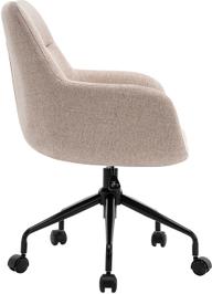 Pisipilt: North Collection Everly söögitool käetugedega, liiv (Spider-jalg pöörlev)