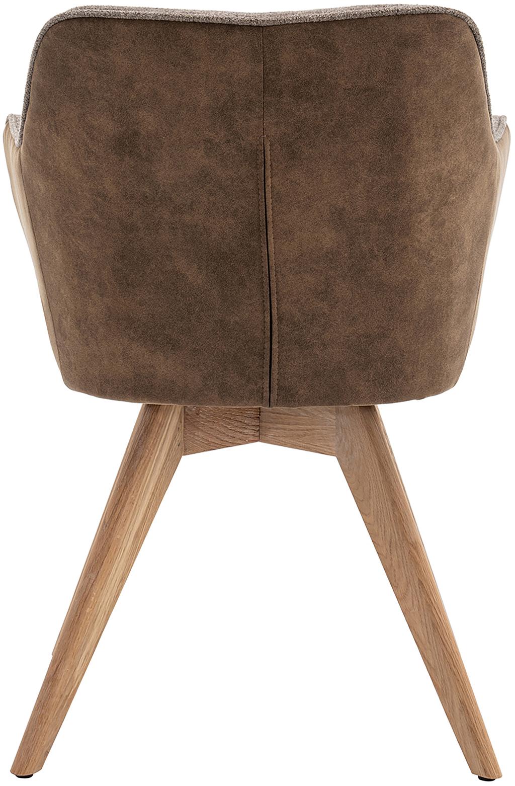 North Collection Patti söögitool, hall (Spider-jalg natural tamm)