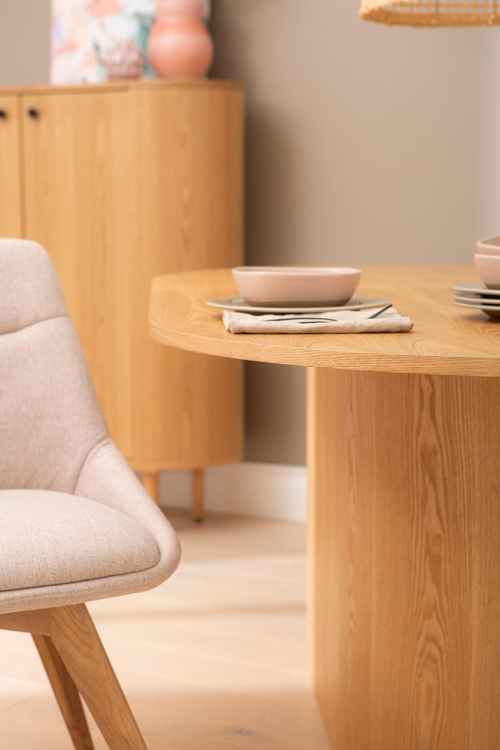 North Collection Everly söögitool, liiv (Spider-jalg natural tamm)