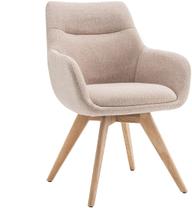 Pisipilt: North Collection Everly söögitool käetugedega, liiv (Spider-jalg natural tamm)