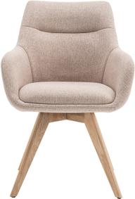 Pisipilt: North Collection Everly söögitool käetugedega, liiv (Spider-jalg natural tamm)