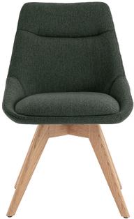 Pisipilt: North Collection Everly söögitool, roheline (Spider-jalg natural tamm)