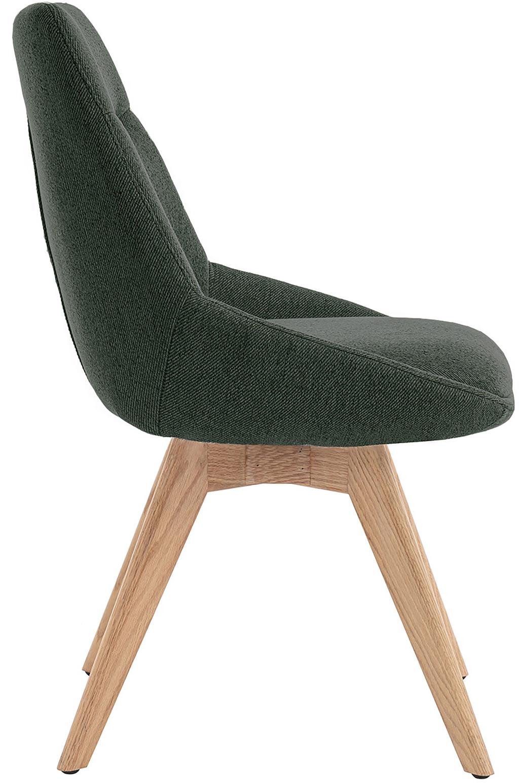 North Collection Everly söögitool, roheline (Spider-jalg natural tamm)