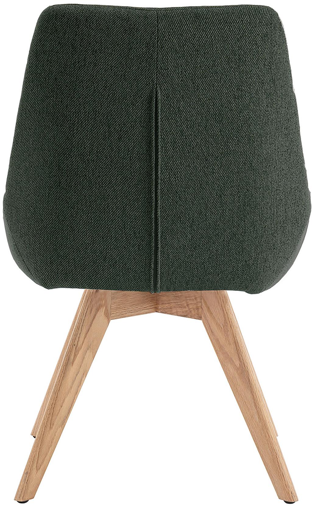 North Collection Everly söögitool, roheline (Spider-jalg natural tamm)