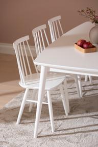 Pisipilt: Reino söögilauakomplekt 170x95 kuuele, valge