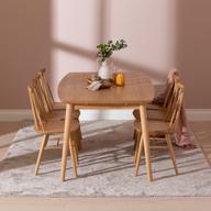 Pisipilt: Reino söögilauakomplekt 170x95 kuuele, lakitud tamm