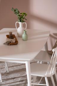 Pisipilt: Reino söögilauakomplekt 140x90 neljale, valge