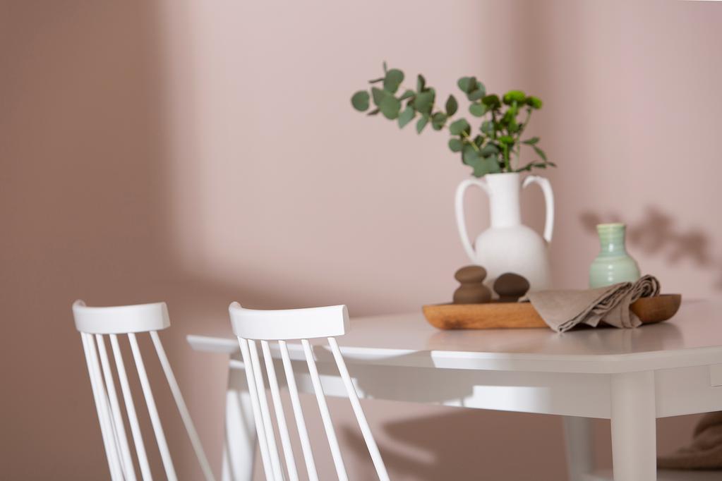 Reino söögilauakomplekt 140x90 neljale, valge