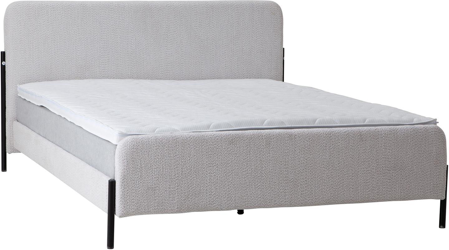 Lucia voodiraam + vedrumadratst (2 x 80cm) + moon silver standard kattemadrats, 160x200cm