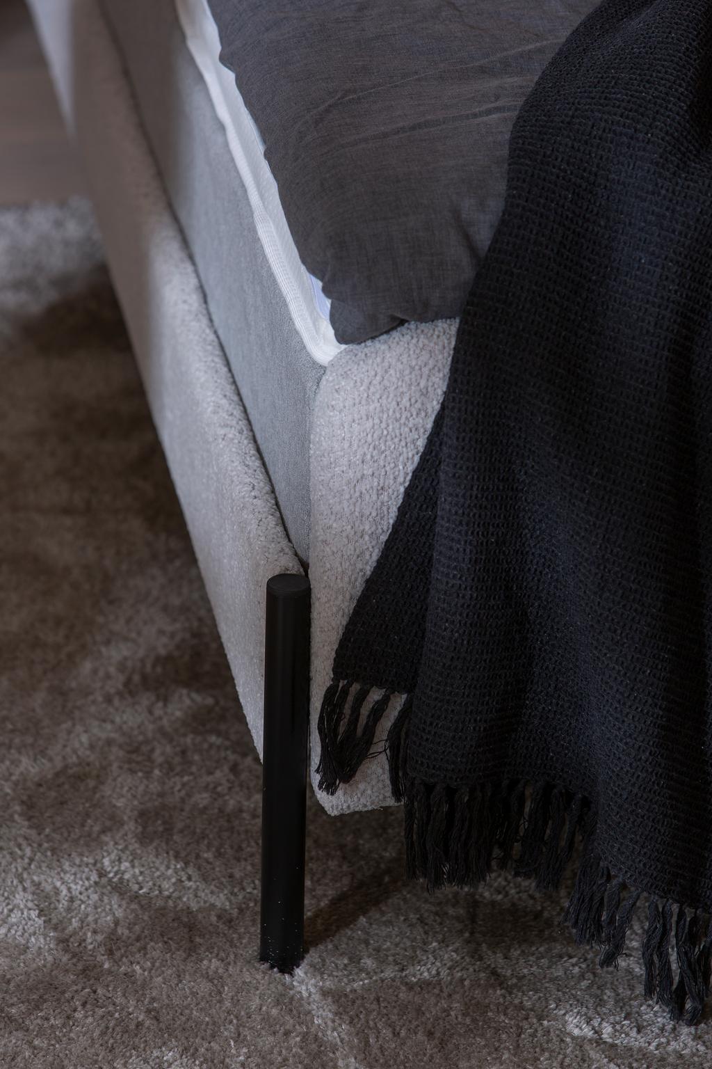 Lucia voodiraam + vedrumadratst (2 x 80cm) + moon silver standard kattemadrats, 160x200cm