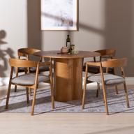 Pisipilt: Olivia & Långön söögilauakomplekt ümar 110cm neljale, pruun