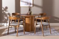 Pisipilt: Olivia & Långön söögilauakomplekt ümar 110cm neljale, pruun