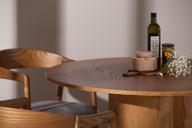 Pisipilt: Olivia & Långön söögilauakomplekt ümar 110cm neljale, pruun