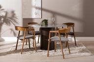 Pisipilt: Austin & Långön söögilauakomplekt ümar 120cm neljale, pruun/hall