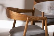 Pisipilt: Austin & Långön söögilauakomplekt ümar 120cm neljale, pruun/hall