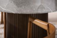 Pisipilt: Austin & Långön söögilauakomplekt ümar 120cm neljale, pruun/hall