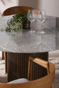 Pisipilt: Austin & Långön söögilauakomplekt ümar 120cm neljale, pruun/hall