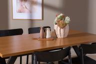 Pisipilt: Cenni & Malmön söögilauakomplekt 160x90cm neljale, tamm/must