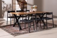 Pisipilt: Cenni & Malmön söögilauakomplekt 190x90cm kuuele, tamm/must