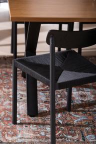 Pisipilt: Cenni & Malmön söögilauakomplekt 190x90cm kuuele, tamm/must