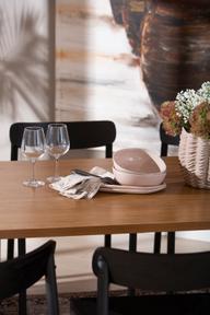 Pisipilt: Cenni & Malmön söögilauakomplekt 190x90cm kuuele, tamm/must