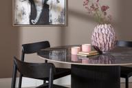 Pisipilt: Kalida & Malmön söögilauakomplekt ümar 120cm neljale, must