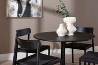 Pisipilt: Apollo & Malmön söögilauakomplekt ümar 100cm neljale, must