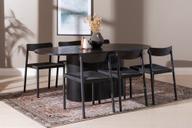 Pisipilt: Rotondo & Malmön söögilauakomplekt 200x110cm kuuele, must/must