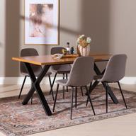 Pisipilt: Cenni & Maria söögilauakomplekt 160x90cm neljale, tamm (melamiin) / hall