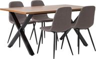Pisipilt: Cenni & Maria söögilauakomplekt 160x90cm neljale, tamm (melamiin) / hall