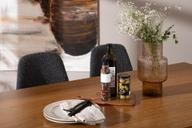 Pisipilt: Cenni & Maria söögilauakomplekt 190x90cm kuuele, tamm (melamiin) / tumehall