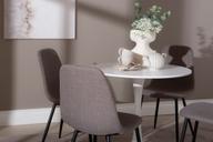 Pisipilt: Apollo & Maria söögilauakomplekt ümar 80cm neljale, valge/hall