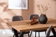 Pisipilt: Isla & Maria söögilauakomplekt 140x95cm neljale, X-jalg, õlitatud tamm/hall