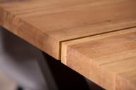 Pisipilt: Isla & Maria söögilauakomplekt 140x95cm neljale, X-jalg, õlitatud tamm/hall