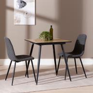 Pisipilt: Montpellier & Maria söögilauakomplekt 70x70cm kahdelle, puidutoon/tumehall